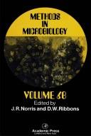 Cover of: Methods in Microbiology by Edward D., Korn