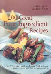 Cover of: 200 Great 4 Ingredient Recipes (Textcooks)