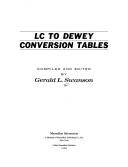 Lc to Dewey Conversion Tables by Gerald L. Swanson