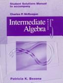 Cover of: Title Intermediate Algebra (Solutions Manual)