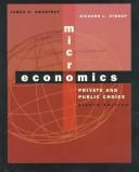 Cover of: Microeconomics by James D. Gwartney, Richard L. Stroup