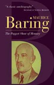 Cover of: The Puppet Show of Memory by Maurice Baring