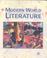 Cover of: Modern World Literature