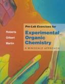 Cover of: Pre-Lab Exercises for Experimental Organic Chemistry: A Miniscale Approach