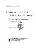 Cover of: Comparative Guide to American Colleges for Students, Parents, and Counselors