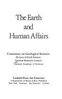 Cover of: Earth and Human Affairs