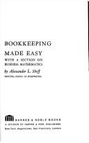 Cover of: Bookkeeping Made Easy by Alexander L. Sheff
