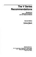Cover of: The V Series Recommendations: Standards for Data Communications over the Telephone Network (Uyless Black Series on Computer Communications)