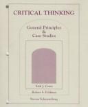 Cover of: Critical Thinking by Robert S. Feldman, Erik J. Coats, Steven Schwartzberg