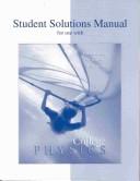 Cover of: Student Solutions Manual to accompany College Physics