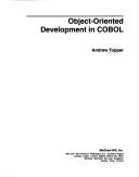 Cover of: Object-oriented development in COBOL by Wilson Price