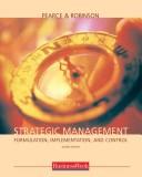 Cover of: Strategic Management by John A. Pearce, Richard B. Robinson