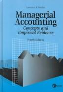 Cover of: Managerial Accounting: Concepts and Empirical Evidence