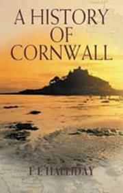Cover of: A History of Cornwall by F. E. Halliday
