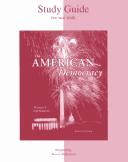 Cover of: American Democracy, Study Guide by Thomas E. Patterson, Thomas E. Patterson