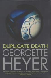 Cover of: Duplicate Death by Georgette Heyer