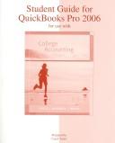 Cover of: Student Guide for Quickbooks Pro 2006 w/ Templates CD for use w/ College Acctg