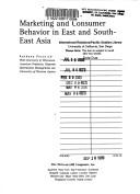 Cover of: Marketing and consumer behaviour in East and South-East Asia by Anthony Pecotich, Clifford J. Schultz II, eds.