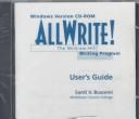 Cover of: Allwrite!: The McGraw-Hill Writing Program : User's Guide  by Santi V. Buscemi, Santi V. Buscemi