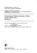 Cover of: International Theromdynamic Tables of the Fluid State: Helium
