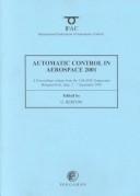Cover of: Automatic Control in Aerospace 2001 (IFAC Proceedings Volumes)