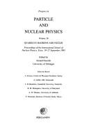 Cover of: Progress in Particle and Nuclear Physics, Volume 36