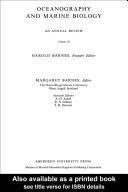 Cover of: Oceanography And Marine Biology (Oceanography and Marine Biology) by Harold Barnes