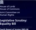 Cover of: Legislative Scrutiny: Equality Bill Fourth Report of Session 2005-06 Report, Together With Formal Minutes And Appendix