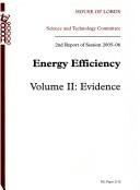 Cover of: Energy Efficiency 2nd Report of Session 2005-06 Evidence: House of Lords Paper 21-ii Session 2005-06