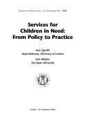 Cover of: Services for Children in Need