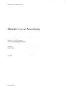 Dental General Anaesthesia by Dept.of Health