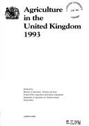 Cover of: Agriculture in the United Kingdom by Fish.& Food, Min.of Agriculture