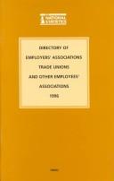 Cover of: Directory of Employers Associations, Trade Unions Joint Organizations Etc 1996