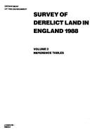 Cover of: Survey of Derelict Land in England by Dept.of Environment