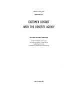 Cover of: Customer Contact with the Benefits Agency