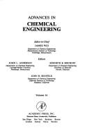 Cover of: Advances in Chemical Engineering.