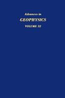 Cover of: Advances in Geophysics, Vol. 32