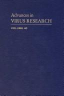 Cover of: Advances in Virus Research