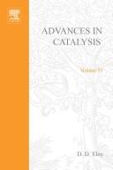 Cover of: Advances in Catalysis: Volume 33