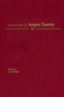 Cover of: Advances in Inorganic Chemistry by A. G. Sykes