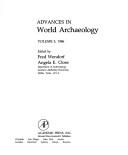 Cover of: Advances in World Archaeology