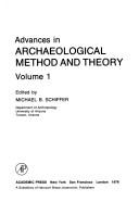 Cover of: Advances in Archaeological Method and Theory, Vol. 1