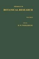 Cover of: Advances in Botanical Research, Volume 8 | H. W. Woolhouse
