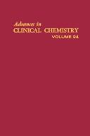 Cover of: Advances in Clinical Chemistry