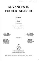 Cover of: Advances in Food Research by C. O. Chichester