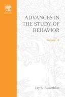 Cover of: Advances in the Study of Behavior by D. S. Lehrman, S. R. Hinde, E. Shaw
