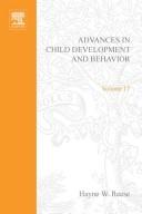 Cover of: Advances in Child Development (Advances in Child Development & Behavior)
