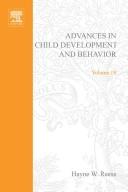 Cover of: Advances in Child Development and Behavior by Hayne W. Reese