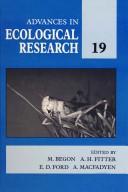 Cover of: Advances in Ecological Research by Michael Begon, A. H. Fitter, E. D. Ford