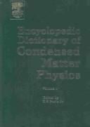 Cover of: Encyclopedic Dictionary of Condensed Matter Physics